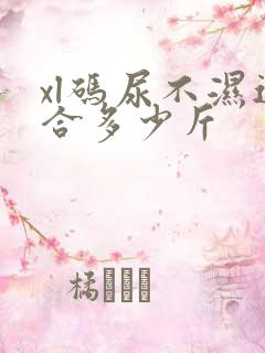 xl码尿不湿适合多少斤