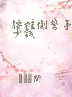 腰椎侧弯手术多少钱