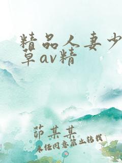 精品人妻少妇嫩草av精