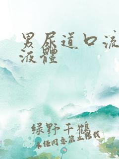 男尿道口流透明液体