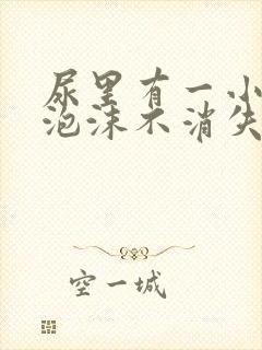 尿里有一小部分泡沫不消失