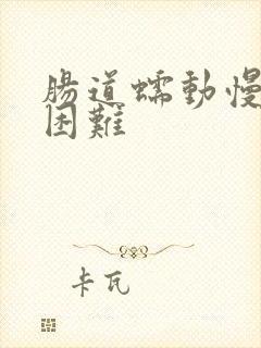 肠道蠕动慢大便困难