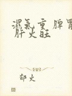 湿气重 脾胃虚 肝火旺