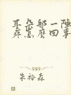 耳朵那一阵一阵疼怎么回事