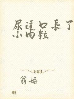 尿道口长了一排小肉粒