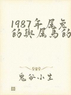 1987年属兔的与属马的合不合婚