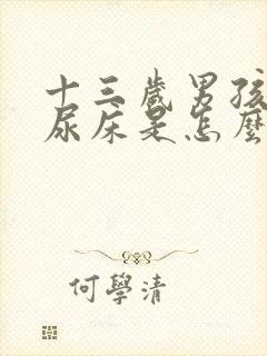 十三岁男孩总是尿床是怎么回事