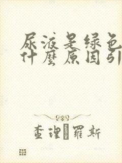 尿液是绿色的是什么原因引起的