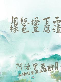 用纸擦下面有黄绿色豆腐渣