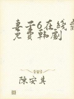 妻子6在线观看免费韩剧