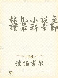 林凡小说免费阅读最新章节