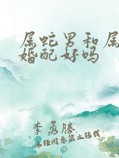 属蛇男和属羊女婚配好吗