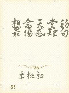 想念天堂的父亲最伤感短句