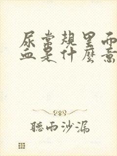 尿常规里面有隐血是什么意思