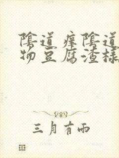 阴道痒阴道分泌物豆腐渣样