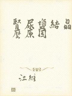 肾尿盐结晶是什么原因