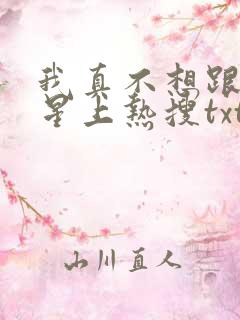 我真不想跟大明星上热搜txt