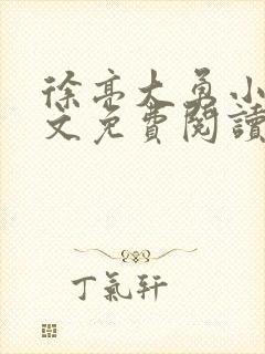 徐亮大勇小说全文免费阅读