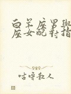 白羊座男与射手座女配对指数