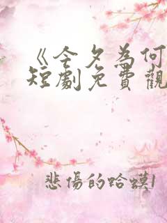 《今夕为何夕》短剧免费观看