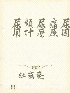 尿频尿痛尿不尽用什么原因引起的