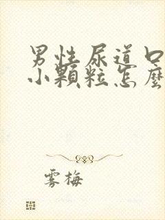 男性尿道口长了小颗粒怎么办