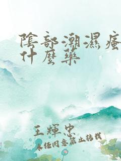 阴部潮湿瘙痒用什么药