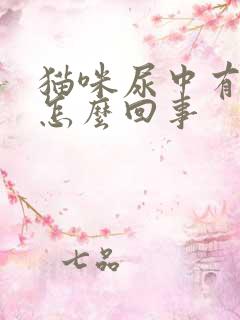 猫咪尿中有血是怎么回事