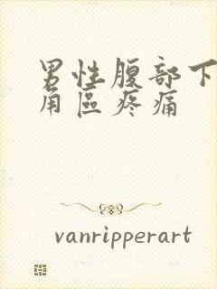 男性腹部下面三角区疼痛