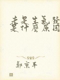 老是生气发脾气是什么原因