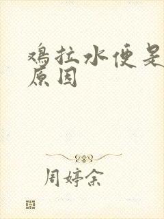 鸡拉水便是什么原因