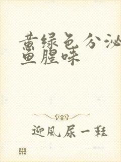 黄绿色分泌物痒鱼腥味