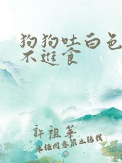 狗狗吐白色粘液不进食