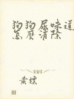 狗狗尿味道很重怎么消除