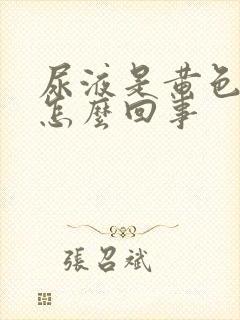 尿液是黄色的是怎么回事