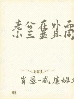 老公在外面找了小三并且同居了