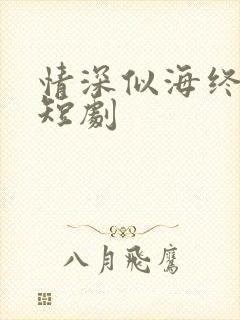情深似海终成空短剧