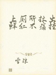 上厕所拉出血,鲜红不痛挂什么科