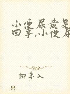 小便尿黄是怎么回事,小便尿很黄是什么原因