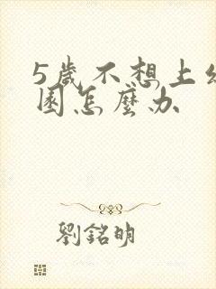 5岁不想上幼儿园怎么办