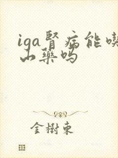 iga肾病能吃山药吗