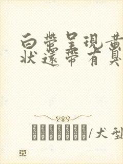 白带呈现黄色水状还带有臭味