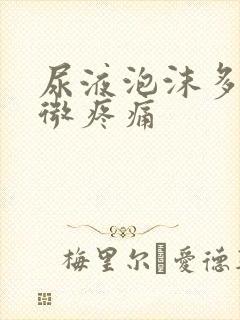 尿液泡沫多肾轻微疼痛