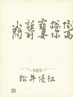 小说霸总倒追财阀前妻你高攀不起txt