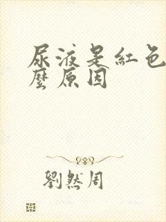 尿液是红色是什么原因