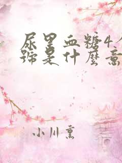 尿里血糖4个加号是什么意思