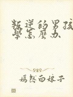 叛逆的男孩子厌学怎么办