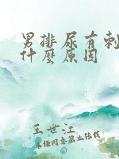 男排尿有刺痛感什么原因