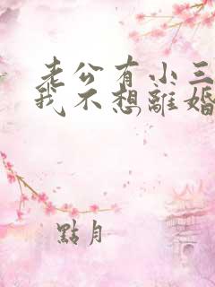 老公有小三但是我不想离婚