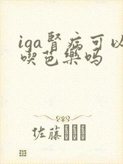 iga肾病可以吃芭乐吗